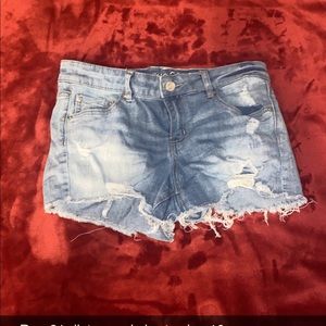 Distressed shorts